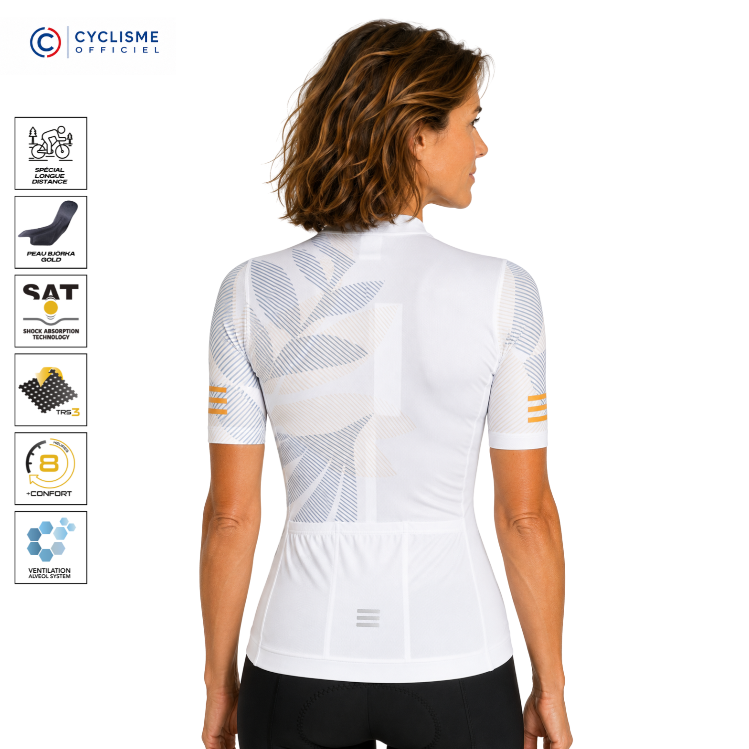 CYCLISME OFFICIEL LIBERTÉ | Maillot Collection 2026 - Édition Femme