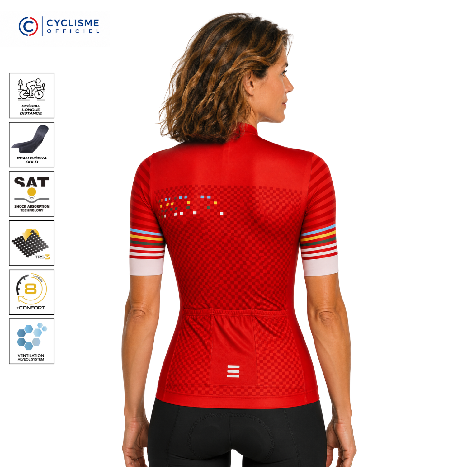 CYCLISME OFFICIEL LIBERTÉ | Maillot Collection 2026 - Édition Femme