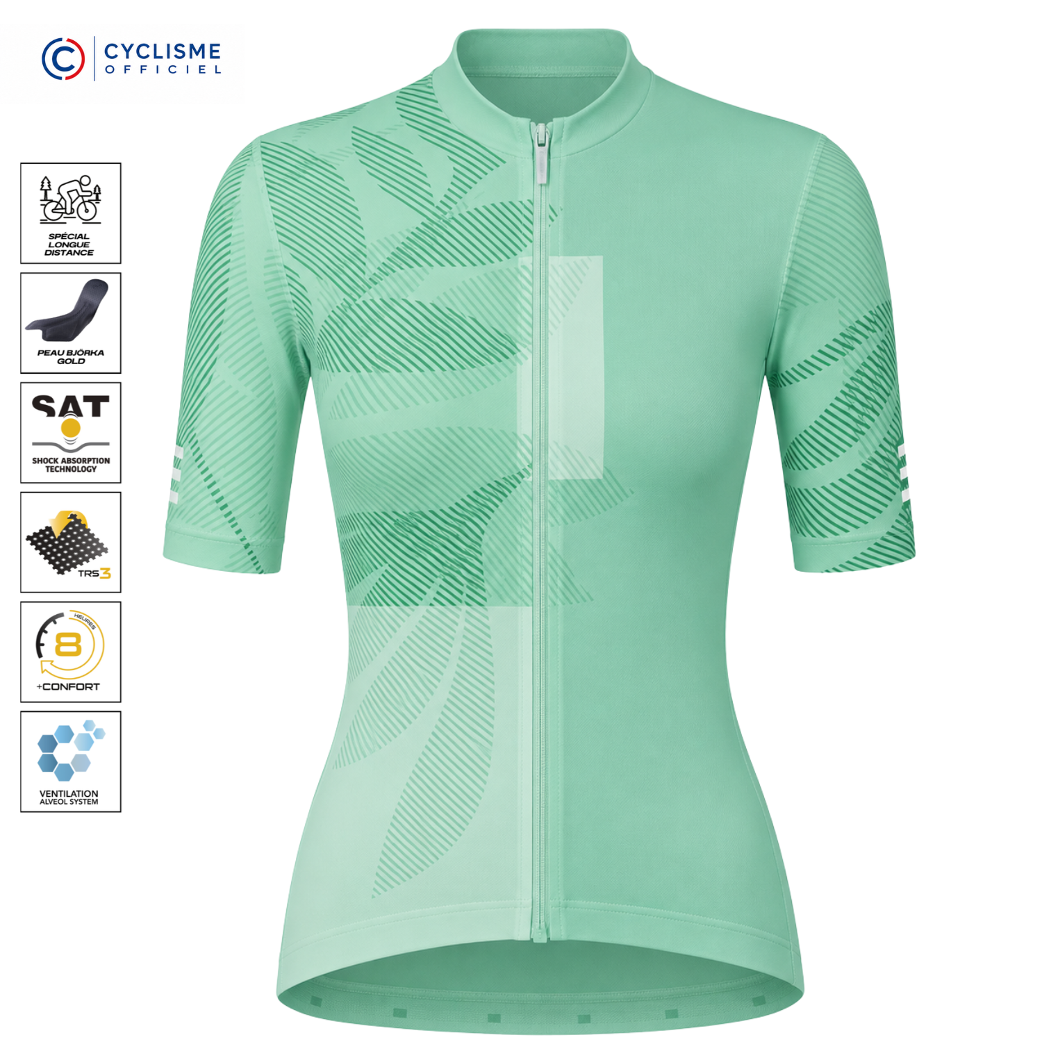 CYCLISME OFFICIEL LIBERTÉ | Maillot Collection 2026 - Édition Femme
