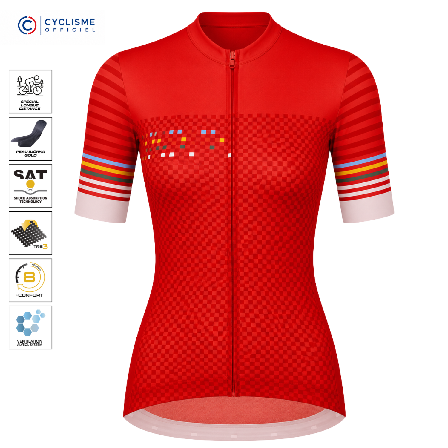 CYCLISME OFFICIEL LIBERTÉ | Maillot Collection 2026 - Édition Femme