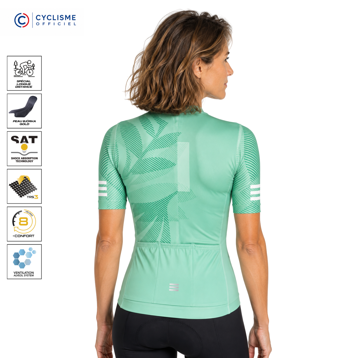 CYCLISME OFFICIEL LIBERTÉ | Maillot Collection 2026 - Édition Femme