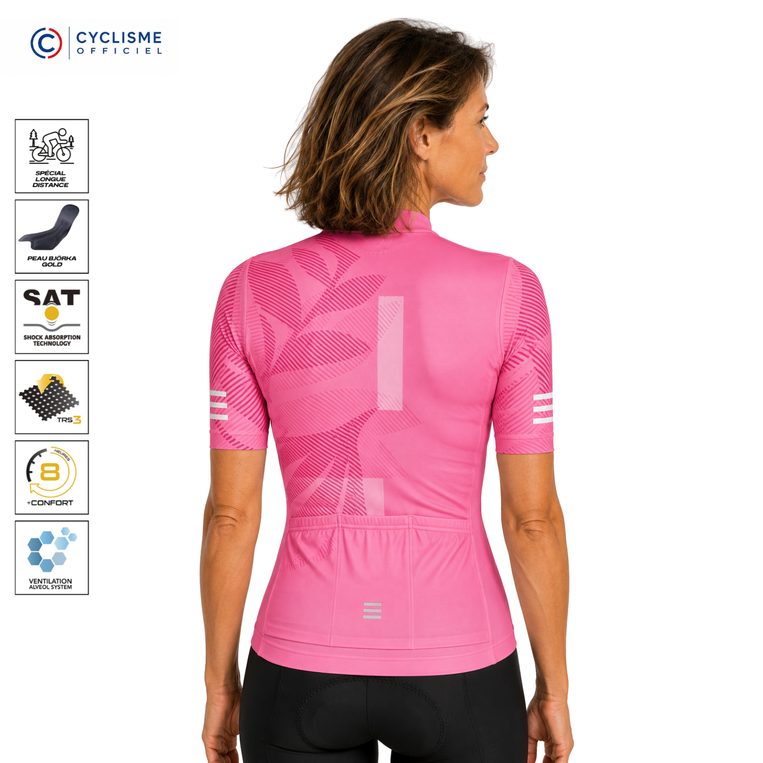 CYCLISME OFFICIEL LIBERTÉ | Maillot Collection 2026 - Édition Femme