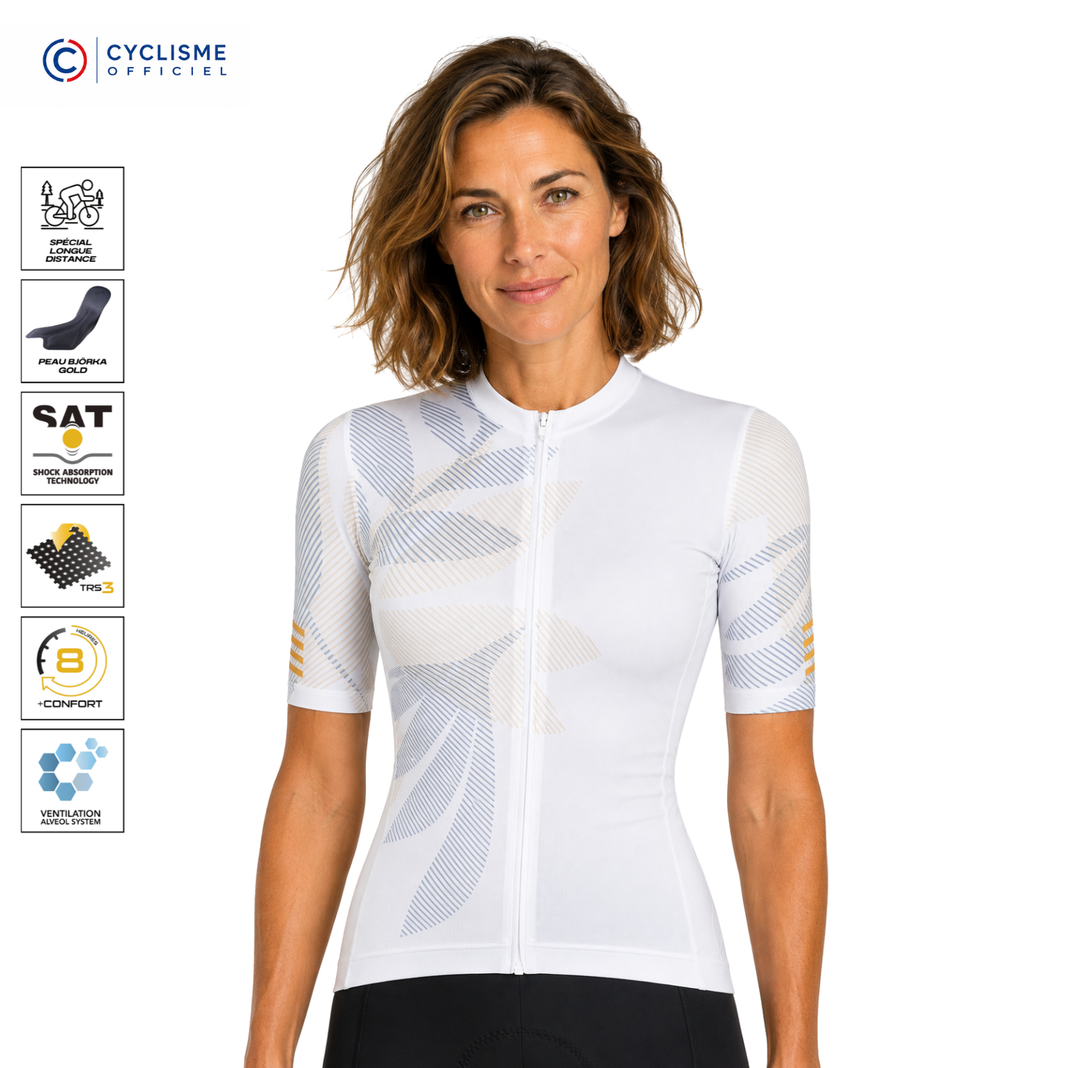 CYCLISME OFFICIEL LIBERTÉ | Maillot Collection 2026 - Édition Femme